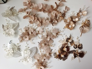 Diadema de Flores de <span class=keywords><strong>Alambre</strong></span> de Cobre Hecha a Mano, Estilo Japonés y Coreano, Accesorios <span class=keywords><strong>para</strong></span> el Cabello de Novia, Tocado <span class=keywords><strong>para</strong></span> Mujer - Product Image 4