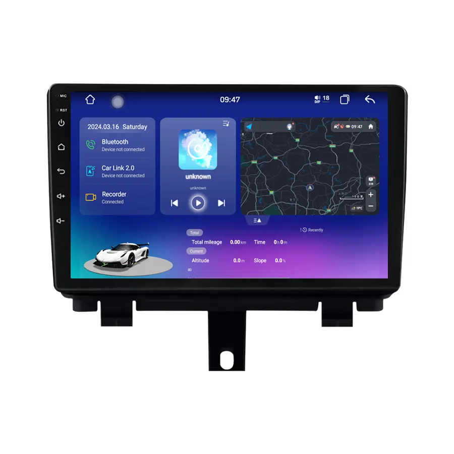 Android 13 8-Core 7870 2K Auto-GPS-Navigation Touchscreen für Audi Q3 2013-2017 Double Din 360 Kamera Kühlung Lüfter Bt WLAN 4G