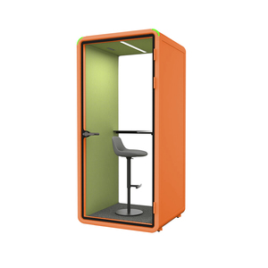 Cabine de bureau ergonomique individuelle insonorisée, cabine acoustique pour appels privés et travail - Product Image 1