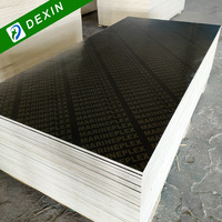 Contreplaqué filmé noir, brun, vert, haute réutilisabilité, 1220x2440, résistant à l'eau, 18mm, 21mm, contreplaqué de coffrage en peuplier