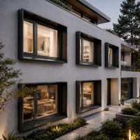 Profil Kusen Arsitektur Modern, Aksesoris, Casing Jendela Aluminium, Bingkai Jendela Logam, Lis Trim