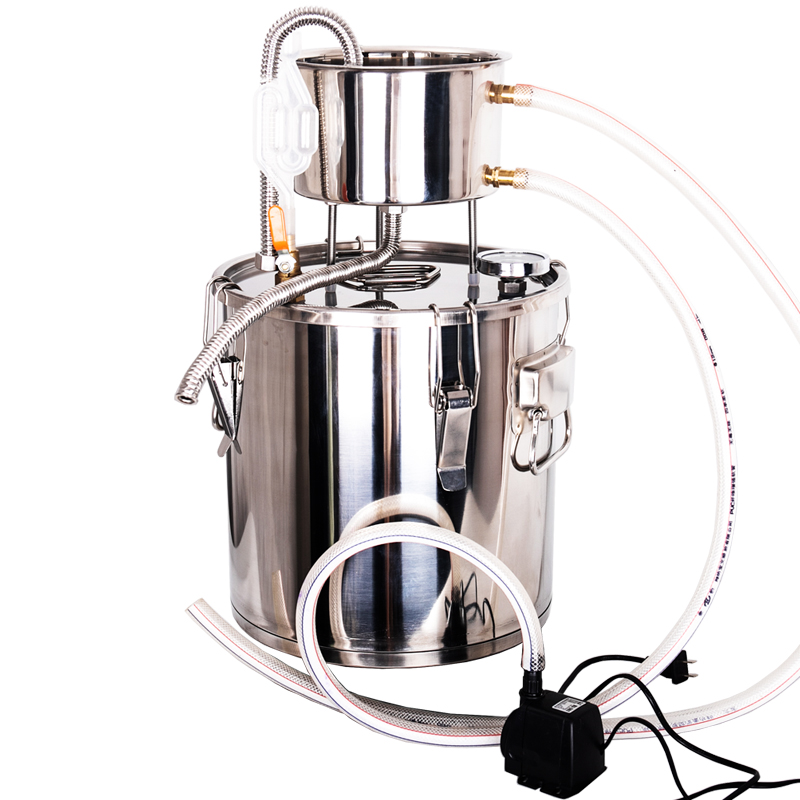 Easy Use Home Alcohol Distiller Stainless Steel Essential Oil Making Essential Oil Steam Distiller Rosemary Extraction Machine