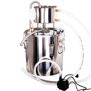Alambic Domestique Facile à Utiliser en Acier Inoxydable pour la Fabrication d'Huile Essentielle, Distillateur à Vapeur d'Huile Essentielle, Machine d'Extraction de Romarin - Product Image 1