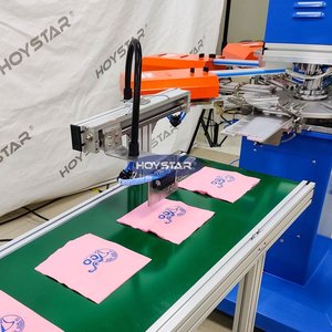 <span class=keywords><strong>Silkscreen</strong></span> 1 màu Khăn ăn in ấn màn hình tự động máy in với tự động dỡ bảng - Product Image 4