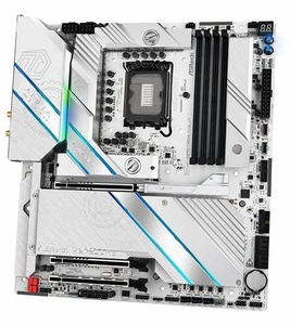 Nuovissimo originale come-Rock Z890 Pro RS/Aqua WiFi 6E White Intel Core Ultra LGA1851 RL-ILM DDR5 8666 MHz 256 GB ATX scheda madre