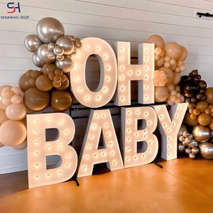 Meilleures ventes 2026 Nouveauté Panneaux électroniques LED <span class=keywords><strong>Lettres</strong></span> lumineuses pour fête de révélation du sexe, décoration extérieure pour mariage <span class=keywords><strong>et</strong></span> anniversaire - Product Image 3