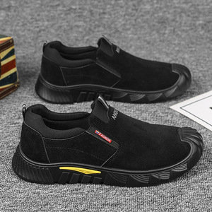 Chaussures basses décontractées pour hommes, dotées d'une semelle en caoutchouc, offrant une fonction antidérapante, idéales pour les environnements de travail. - Product Image 3