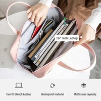 RFID — porte-documents pour femmes, sac à bandoulière pour ordinateur portable de 13.3/14/15.6 pouces pour bureau,