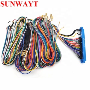 28Pin Blue Jamma Khai Thác <span class=keywords><strong>Arcade</strong></span> Trò Chơi Cocktail Dây Nút Điều Khiển Jamma Trò Chơi Dây Khai Thác - Product Image 5