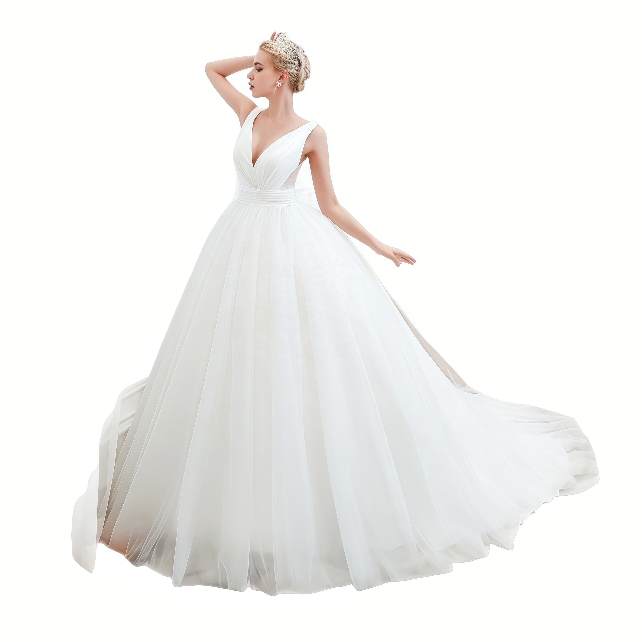 Vestidos de Novia Esponjosos Elegantes Vestidos para Niños y