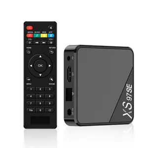 QUNSHITECH Wholesale Customizable 4K/HD/HDR Wireless OTT Set-Top Box Quad-Core Streaming Media Player Smart Android Tv Box