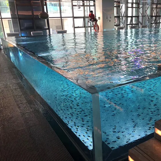 Заводской индивидуальный качественный прозрачный акриловый бассейн