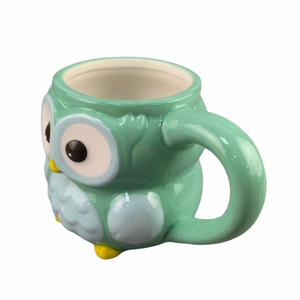 <strong>Owl</strong> <strong>Mug</strong> 3D Shaped Hand-painted Ceramic <strong>Owl</strong> <strong>Coffee</strong> Cup Vintage Porcelain Milk Tea <strong>Mugs</strong> in Bulk - Product Image 6