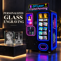 Mesin Kios Penjual Otomatis untuk Lukisan Kristal Laser yang Dipersonalisasi