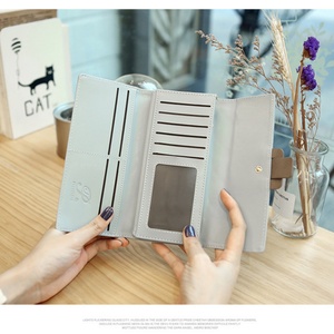 Best Women's Wallet Designer Famous Brands Anti Rdif Wallet Leather Wallets Woman <b>Purse</b> Ladies - Product Image 3