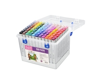Stylos marqueurs permanents à double pointe à l'alcool pour le dessin artistique, 204 couleurs professionnelles, stylos marqueurs de bonne qualité pour les grossistes