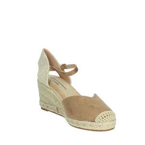 Sandalias de Plataforma con Tiras en el Tobillo y Tacón de Cuña para Mujer, Marca Armata Di Mare, Color Azul Claro, Gamuza, Zapatos de Verano - Product Image 5