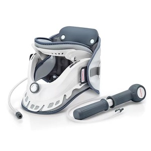 조절 가능한 통기성 에어 경추 목 보호대 PU+TPU 소재 편안하고 부드러운 경추 견인 정형외과용 - Product Image 1