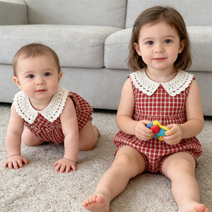 Tutina Estiva 2026 Nuova per Neonata, in Cotone Floreale, con Fascia per Capelli, per Bambine e Neonate, Abbigliamento Casual Dolce - Product Image 2