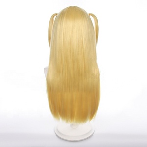 Vente en gros <span class=keywords><strong>Amane</strong></span> <span class=keywords><strong>Misa</strong></span> perruque Cosplay 70cm de Long Blonde synthétique Death Note Anime cheveux Halloween fête Cosplay perruque - Product Image 5