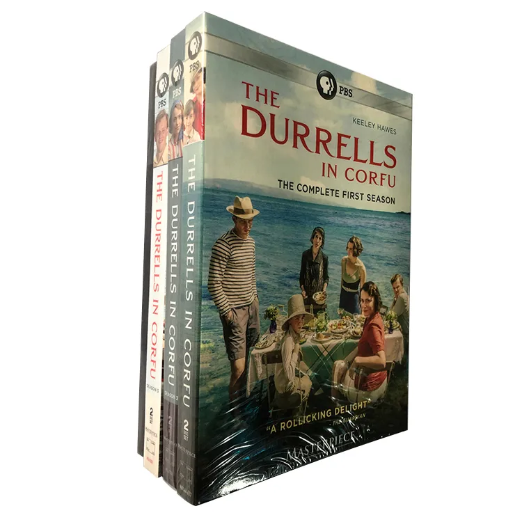 ชุดกล่อง DVD durrells ใน Corfu ซีซั่น1-4สำหรับภาพยนตร์ดีวีดีที่ออกใหม่ได้รับการปรับแต่งคุณภาพสูงขายดีที่สุดจากโรงงานดีวีดี