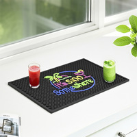 Tapis anti-déversement personnalisé en PVC, antidérapant, résistant à la chaleur, durable, pour la maison, la cuisine, le bar et la publicité