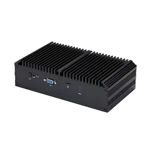 Qotom endüstriyel Mini PC Q20311G9 Mini PC Denverton C3338R,1.8GHz çift çekirdekli 5*2.5G Lan 4X1G SFP Mini sunucu bilgisayar