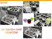 Moule d'injection pour pot en plastique, moule d'injection pour bouteille en PP, moule d'injection pour emballage cosmétique, 4 cavités, 8 cavités