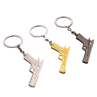 Desert Eagle gantungan kunci liontin logam, aksesori butik buatan tangan untuk pasangan wanita, ransel mobil Pria