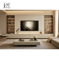 Meuble mural de luxe pour téléviseur, design personnalisé, centre de divertissement