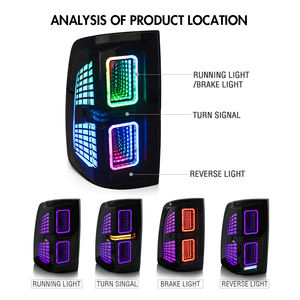 Feux arrière RGB en gros de l'usine TT-ABC pour <span class=keywords><strong>Dodge</strong></span> <span class=keywords><strong>RAM</strong></span> <span class=keywords><strong>1500</strong></span> 2009-2018, <span class=keywords><strong>Dodge</strong></span> <span class=keywords><strong>RAM</strong></span> <span class=keywords><strong>1500</strong></span> 2500 2013-2018, ensemble de feux arrière - Product Image 3