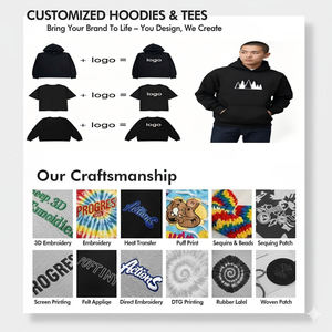 مصنعي ملابس رجالية كبيرة الحجم Y2K بهودي بسحاب للرجال بلوفر كلاسيكي للحمض ملابس الشارع أزياء هوديس - Product Image 4