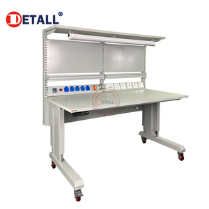 Nouvelle table de travail ESD motorisée électrique multifonctionnelle Detall avec garantie de 3 ans pour l'assemblage électronique - Product Image 2