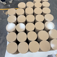 Papier couché PP simple face brillant, matière première alimentaire pour assiettes en carton