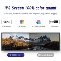 Écran publicitaire numérique LCD LED étiré de 24 pouces pour panneau d'étiquetage, affichage d'étagère, ultra-large 4K pour signalétique de bout de rayon en magasin de détail