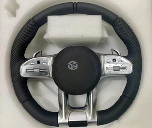Para Benz AMG GLC GLE CLA GLS GLB EQA EQB GTS <span class=keywords><strong>GT</strong></span> W205 W204 W206 W221 W222 W223 W213 W211 W219 volante de fibra de carbono LED - Product Image 5