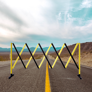 All'ingrosso colonne laterali pesanti in acciaio + rete di alluminio barriere di controllo - Product Image 4