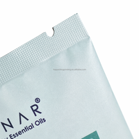Sachet en Mylar Mat Imprimé Personnalisé, Qualité Alimentaire, Scellé sur 3 Côtés, Petite Pochette pour Inhalateur de Menthe, Emballage d'Échantillons Cosmétiques
