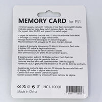 Pour carte mémoire PS1 4 mo-Stockage de console nue d'origine pour PlayStation 1