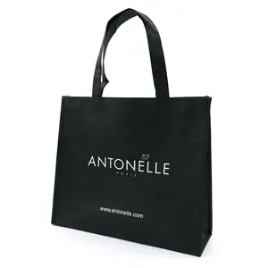 Borsa in tessuto Non tessuto portatile borsa per la spesa personalizzata riutilizzabile stampa Non tessuta riciclata ecologica stile LOGO personalizzato