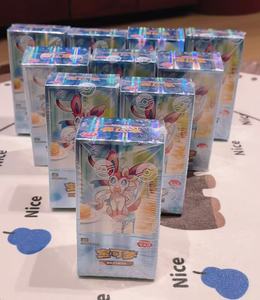 Édition chinoise originale Pokémon Gem Pack 2 volumes Eevee TCG Collection Cartes à collectionner Boîte cadeau jouet - Product Image 4