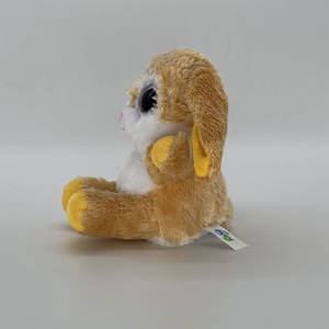 Morbido Peluche Classico di Coniglio Marrone con Orecchie Lunghe, Imbottito in Cotone PP, Lavabile, Giocattolo per Bambine - Product Image 3