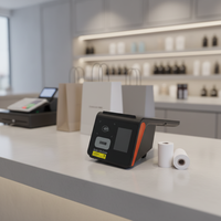 Système de point de vente portable tout-en-un de 8 pouces, 4+64 Go, caisse enregistreuse, kiosque de paiement, terminal de paiement, point de vente