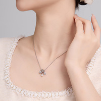 Collier en perles goutte d'eau alternées, style Indie Soft Folk Show, à maillons serpent lisses et inaltérables