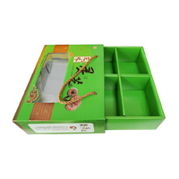 Boîte cadeau en carton ondulé pliable personnalisée, imprimée en couleur, avec poignée et fenêtre, pour produits secs en conserve