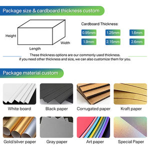 China Großhandel Kostenlose Probe Low MOQ Benutzer definierte Verpackung Mailer Versand Mailing Geschenk box mit benutzer definierten <span class=keywords><strong>Logo</strong></span> - Product Image 3