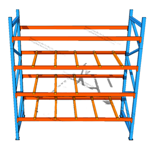 Heavy Duty VNA Pallet Racking System <strong>Very</strong> <strong>Narrow</strong> Aisle Warehouse Storage Rack with Floor Rail CE ISO Certified Factory - Product Image 1