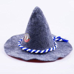 Personalizado alemán Oktoberfest fieltro bávaro Seppel sombrero <span class=keywords><strong>Erdinger</strong></span> fieltro tradicional punta ladrón sombrero - Product Image 3