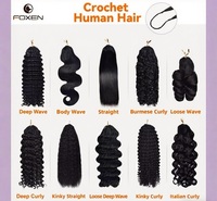 Extensions de cheveux humains bouclés style birman pour tresses au crochet, cheveux bruts pré-séparés, faciles à installer pour femmes noires