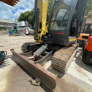 Mini-excavatrice sur chenilles Yanmar Vio85 d'occasion de 8 tonnes, de haute qualité, d'origine japonaise, avec pince hydraulique, à prix abordable. - Product Image 3